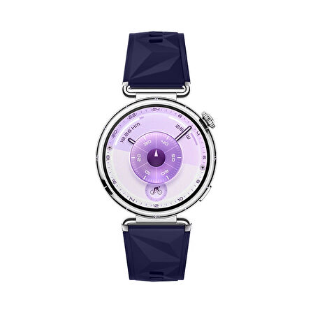 Sneezy Huawei Watch GT6 41mm İle Uyumlu Prism Metal Tokalı Soft Yumuşak Silikon Kordon