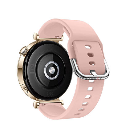 Huawei Watch GT6 41mm İle Uyumlu Yumuşak PureLux Soft Tokalı Silikon Kordon