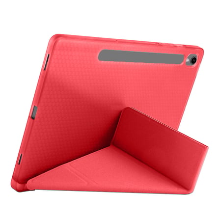 Samsung Galaxy Tab S9 FE 11 Inc SM-X610 Üçgen Katlanabilir Kalemlikli Yatay Dikey Standlı Kılıf
