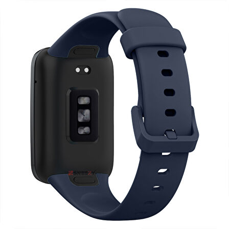 Mi Band 7 Pro İle Uyumlu Yumuşak Soft Silikon Tokalı Kordon Ve Tpu Şeffaf Kasa Koruyucu