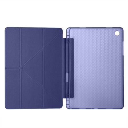 Samsung Galaxy Tab A11 Plus 11 Inc SM-X230 Üçgen Katlanabilir Kalemlikli Yatay Dikey Standlı Kılıf