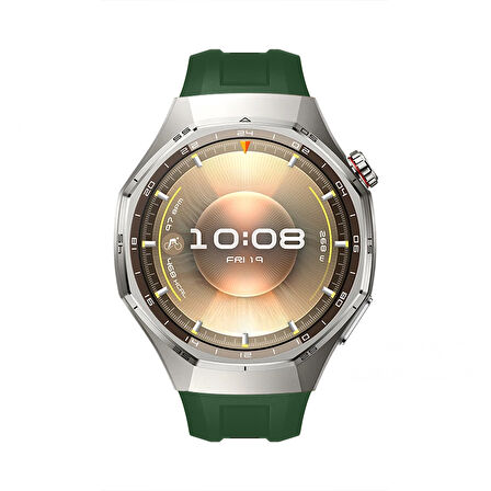 Huawei Watch GT6 Pro 46mm İle Tam Uyumlu Kordon Metal Tokalı Yumuşak Silikon Kordon Kayış
