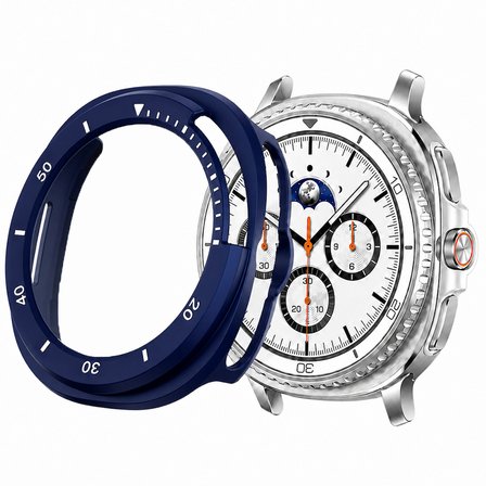 Samsung Watch 8 Classic 46mm İle Uyumlu Kasa Uyumlu Kılıf Sert PC Kasa Koruyucu Kılıf