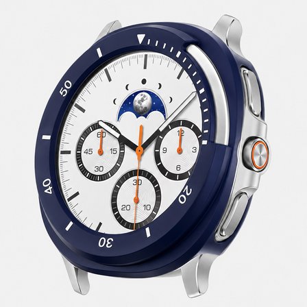 Samsung Watch 8 Classic 46mm İle Uyumlu Kasa Uyumlu Kılıf Sert PC Kasa Koruyucu Kılıf