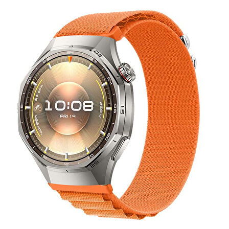 Huawei Watch GT6 Pro 46mm Uyumlu Kordon Alpine Loop Kancalı Kumaş Kordon