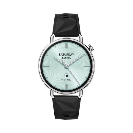 Sneezy Mi Watch S4 41mm İle Uyumlu Prism Metal Tokalı Soft Yumuşak Silikon Kordon