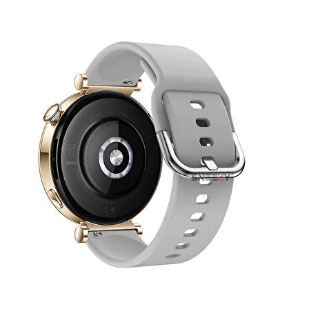 Huawei Watch GT6 41mm İle Uyumlu Yumuşak PureLux Soft Tokalı Silikon Kordon