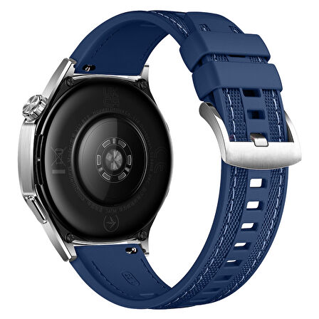 Redmi Watch 5 Active Redmi 5 Lite ile Uyumlu Metal Tokalı Dikiş Detaylı Şık Dokuma Silikon Kordon