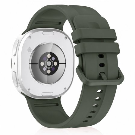 Samsung Galaxy Watch 9 44mm 40mm İle Uyumlu Oluklu Silikon Kordon Ayarlanabilir Spor Saat Kayışı