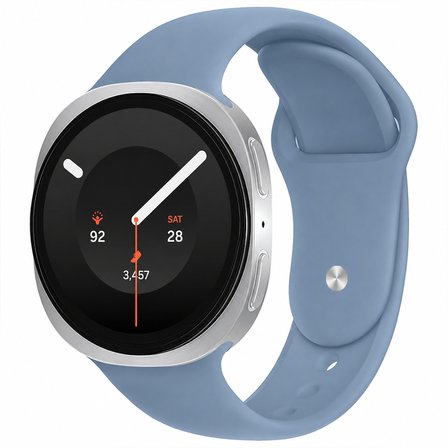 Samsung Galaxy Watch 9 44mm 40mm İle Uyumlu Klasik PureLux Soft Silikon Kordon