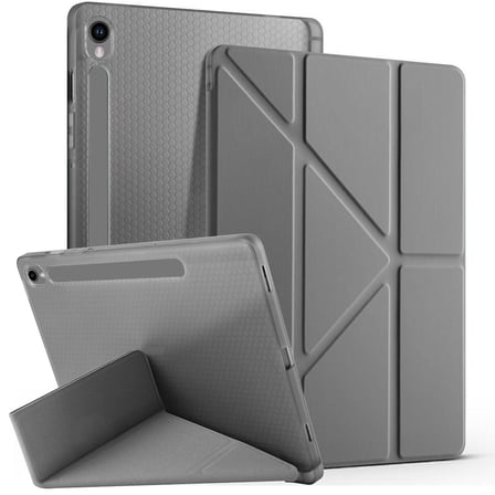 Samsung Galaxy Tab S10 Lite 11 Inc SM-X400 Üçgen Katlanabilir Kalemlikli Yatay Dikey Standlı Kılıf
