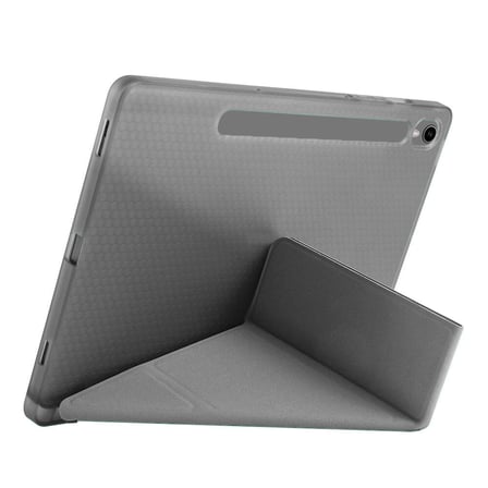 Samsung Galaxy Tab S10 Lite 11 Inc SM-X400 Üçgen Katlanabilir Kalemlikli Yatay Dikey Standlı Kılıf