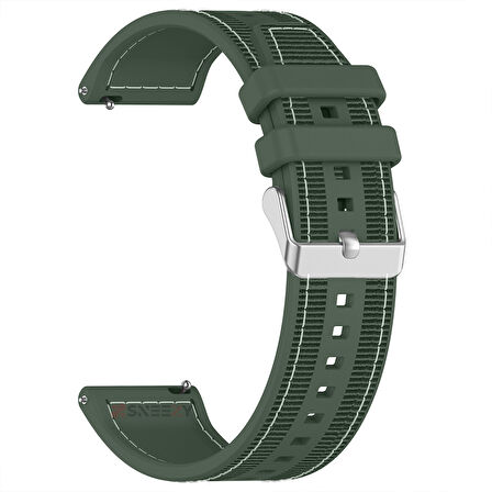 Redmi Watch 5 Active Redmi 5 Lite Uyumlu Kordon Dikiş Desenli Dokuma Silikon Kordon