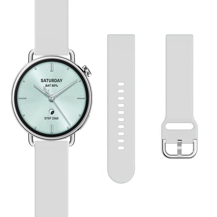 Sneezy Mi Watch S4 41mm İle Uyumlu Yumuşak PureLux Soft Tokalı Silikon Kordon