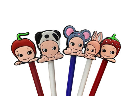 Sonny Angel 5 li Kurşun Kalem Seti (Kalem Başlıklı çıkarılabilir)