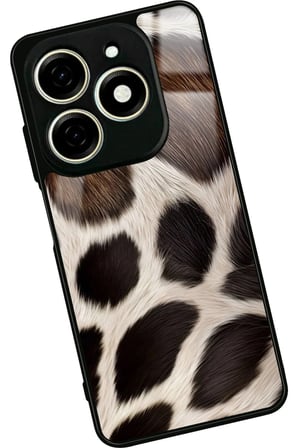 Tecno Spark 20 - 20C Uyumlu Kedi Tasarımlı Parlak Silikon Kılıf