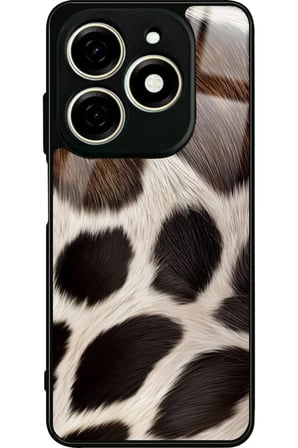 Tecno Spark 20 - 20C Uyumlu Kedi Tasarımlı Parlak Silikon Kılıf
