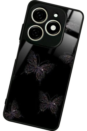 Tecno Spark 20 - 20C Uyumlu Love Yazılı Parlak Silikon Kılıf