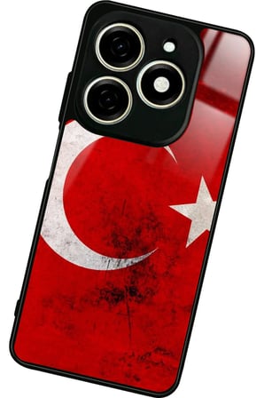 Tecno Spark 20 - 20C Uyumlu Yeşil Kare Tasarımlı Parlak Silikon Kılıf