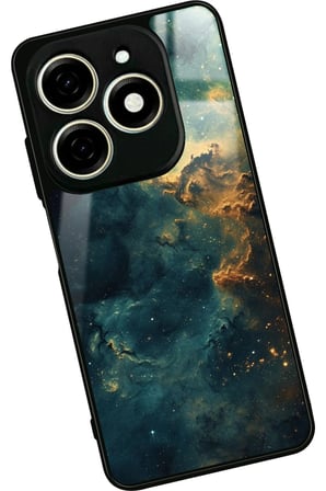 Tecno Spark 20 - 20C Uyumlu Tablo Tasarımlı Parlak Silikon Kılıf