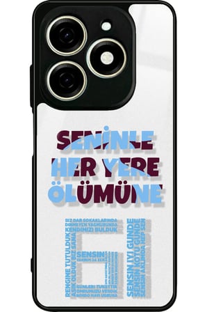Tecno Spark 20 - 20C Uyumlu Araba Tasarımlı Parlak Silikon Kılıf