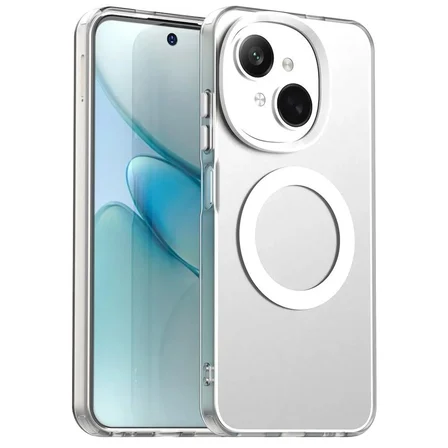 Tecno Spark 20 / 20c / Go 2024 Uyumlu Kılıf Renkli Kenarlı Magesafe Özellikli Hlt-Colour