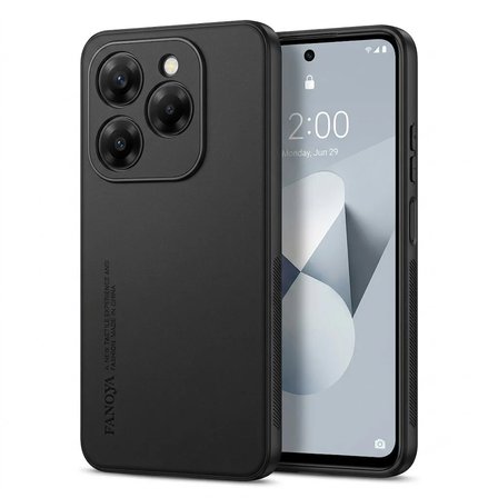Tecno Spark 20 / 20c / Go 2024 Uyumlu Kılıf Deri Görünümlü Şık Tasarım Hlt-Hide