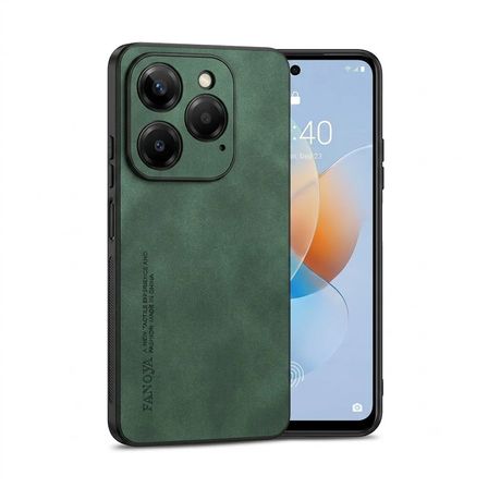 Tecno Spark 20 / 20c / Go 2024 Uyumlu Kılıf Deri Görünümlü Şık Tasarım Hlt-Hide