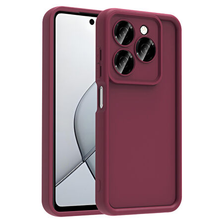Tecno Spark 20 Kılıf Silikon Kapak Zr-Ananas