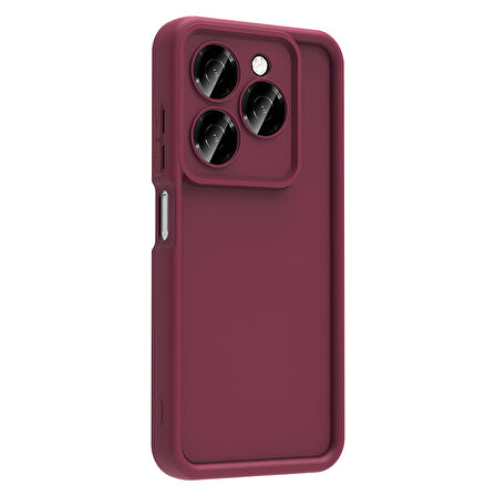 Tecno Spark 20 Kılıf Silikon Kapak Zr-Ananas