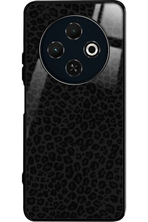 Tecno Spark 30C Uyumlu Mor Mermer Tasarımlı Parlak Silikon Kılıf