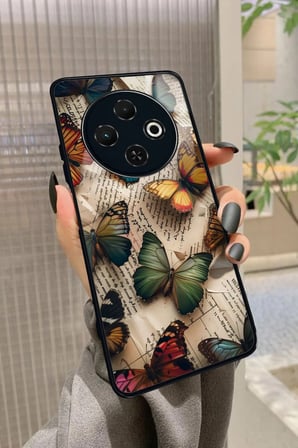 Tecno Spark 30C Uyumlu Siyah Yılan Derisi Tasarımlı Parlak Silikon Kılıf