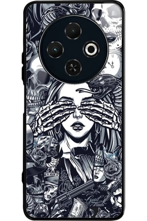 Tecno Spark 30C Uyumlu Melek Tasarımlı Parlak Silikon Kılıf