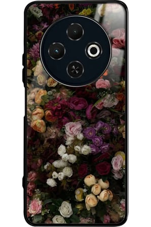 Tecno Spark 30C Uyumlu Kurukafa Tasarımlı Parlak Silikon Kılıf