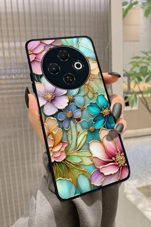 Tecno Spark 30C Uyumlu Kiraz Tasarımlı Parlak Silikon Kılıf