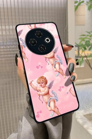 Tecno Spark 30C Uyumlu Nilüfer Şarkı Sözü Tasarımlı Parlak Silikon Kılıf