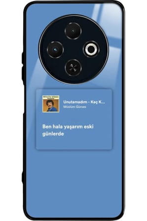 Tecno Spark 30C Uyumlu Pembe Kurdele Tasarımlı Parlak Silikon Kılıf