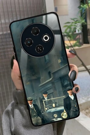 Tecno Spark 30C Uyumlu Renkli Taş Tasarımlı Parlak Silikon Kılıf