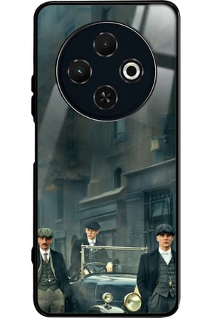 Tecno Spark 30C Uyumlu Renkli Taş Tasarımlı Parlak Silikon Kılıf