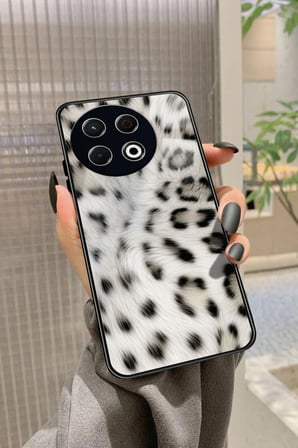 Tecno Spark 30 Pro Uyumlu Mor Kurdele Tasarımlı Parlak Silikon Kılıf