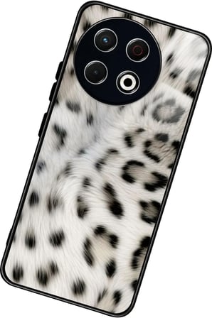 Tecno Spark 30 Pro Uyumlu Mor Kurdele Tasarımlı Parlak Silikon Kılıf