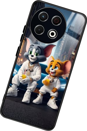 Tecno Spark 30 Pro Uyumlu Van Gogh Tasarımlı Parlak Silikon Kılıf