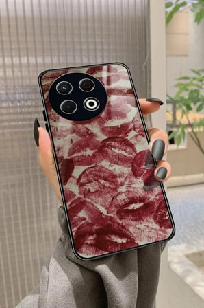Tecno Spark 30 Pro Uyumlu İnci Tasarımlı Parlak Silikon Kılıf