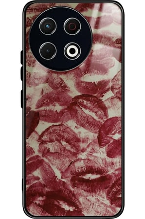 Tecno Spark 30 Pro Uyumlu İnci Tasarımlı Parlak Silikon Kılıf