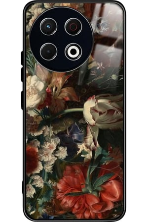 Tecno Spark 30 Pro Uyumlu Kiraz Tasarımlı Parlak Silikon Kılıf