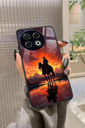 Tecno Spark 30 Pro Uyumlu Siyah Mermer Tasarımlı Parlak Silikon Kılıf