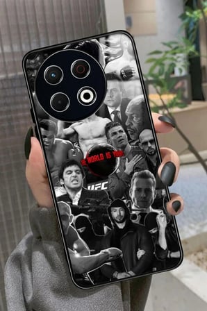 Tecno Spark 30 Pro Uyumlu Siyah Kelebek Tasarımlı Parlak Silikon Kılıf