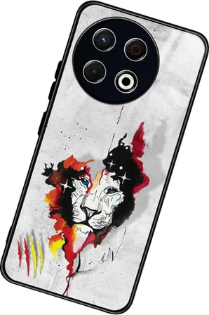 Tecno Spark 30 Pro Uyumlu Boğa Tasarımlı Parlak Silikon Kılıf