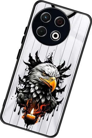 Tecno Spark 30 Pro Uyumlu Leopar Tasarımlı Parlak Silikon Kılıf