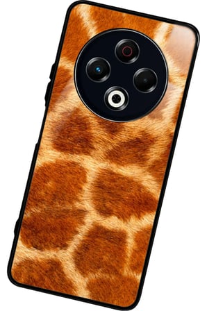 Tecno Spark 30 Uyumlu Soyut Sanat Tasarımlı Parlak Silikon Kılıf